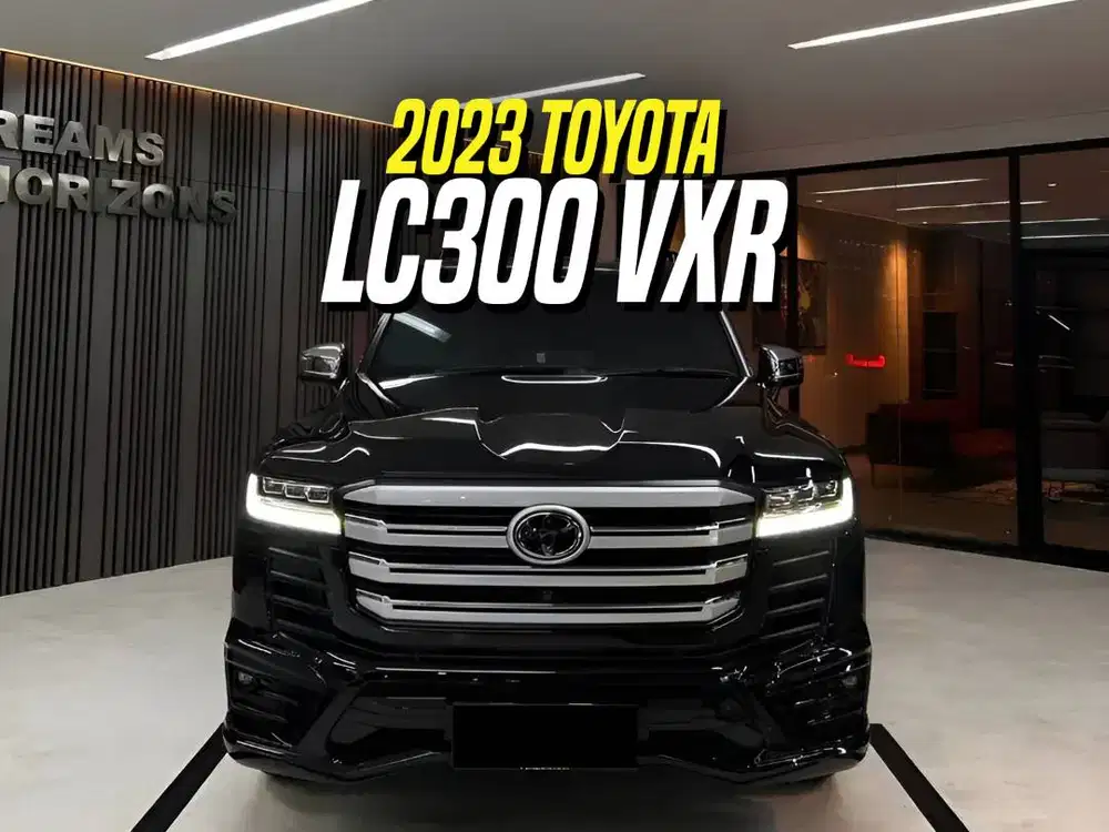 Toyota Land Cruiser 300 VXR 2024 NIK 2023 Black Hitam LC300 300VXR VXR