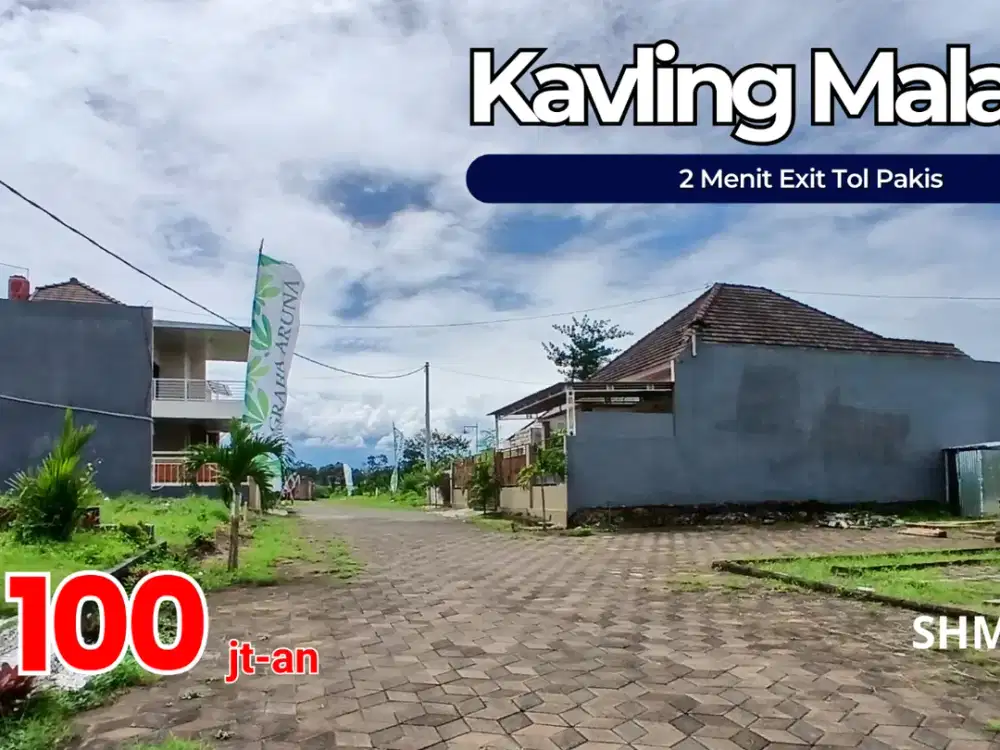 Dijual Tanah Dekat Exit Tol Pakis Harga Terbaik