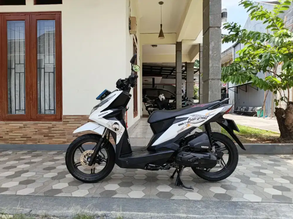 Honda beat street tahun 2018 kondisi gress