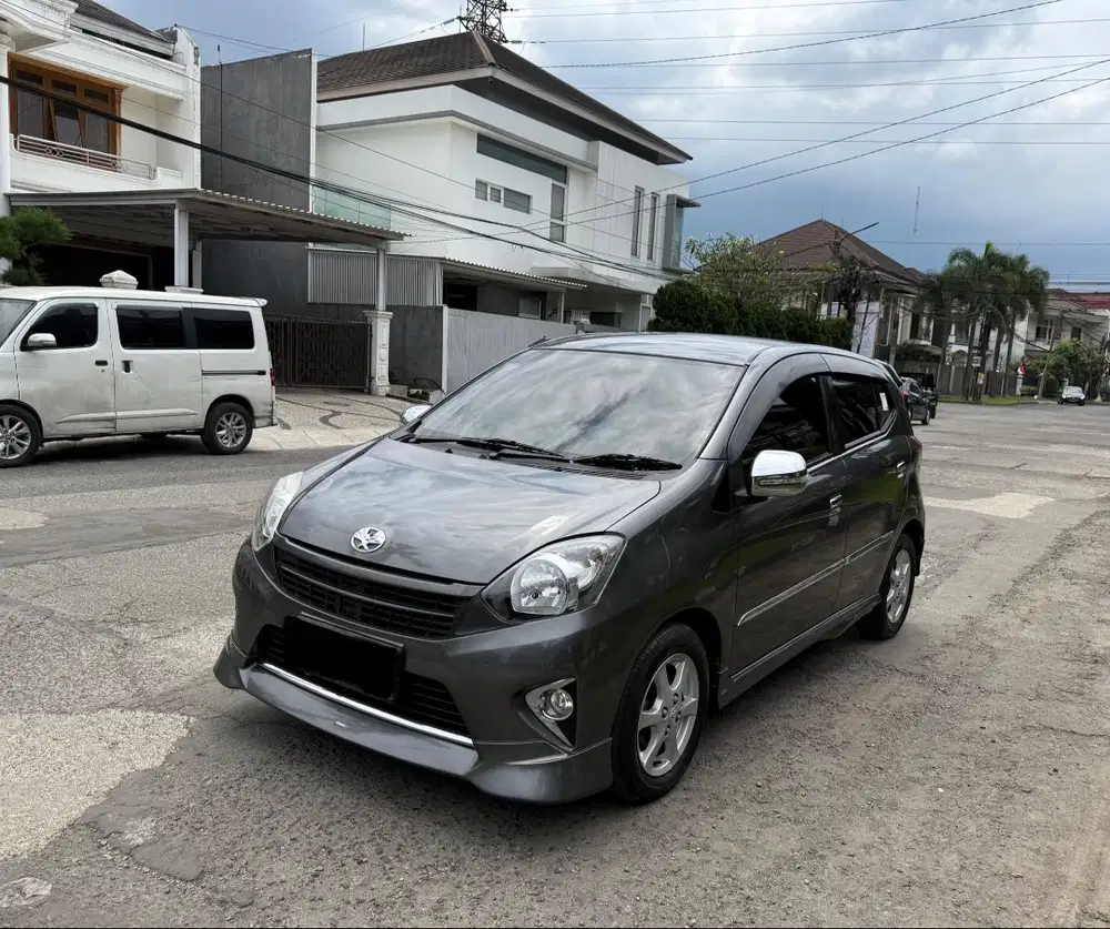 km87rb - Agya 1.0 TRD Sportivo matic 2013 Grey || 2014