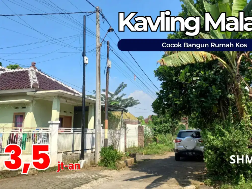 Tanah Dekat Kampus Cocok untuk Kos di Merjosari Dekat Kampus Brawijaya