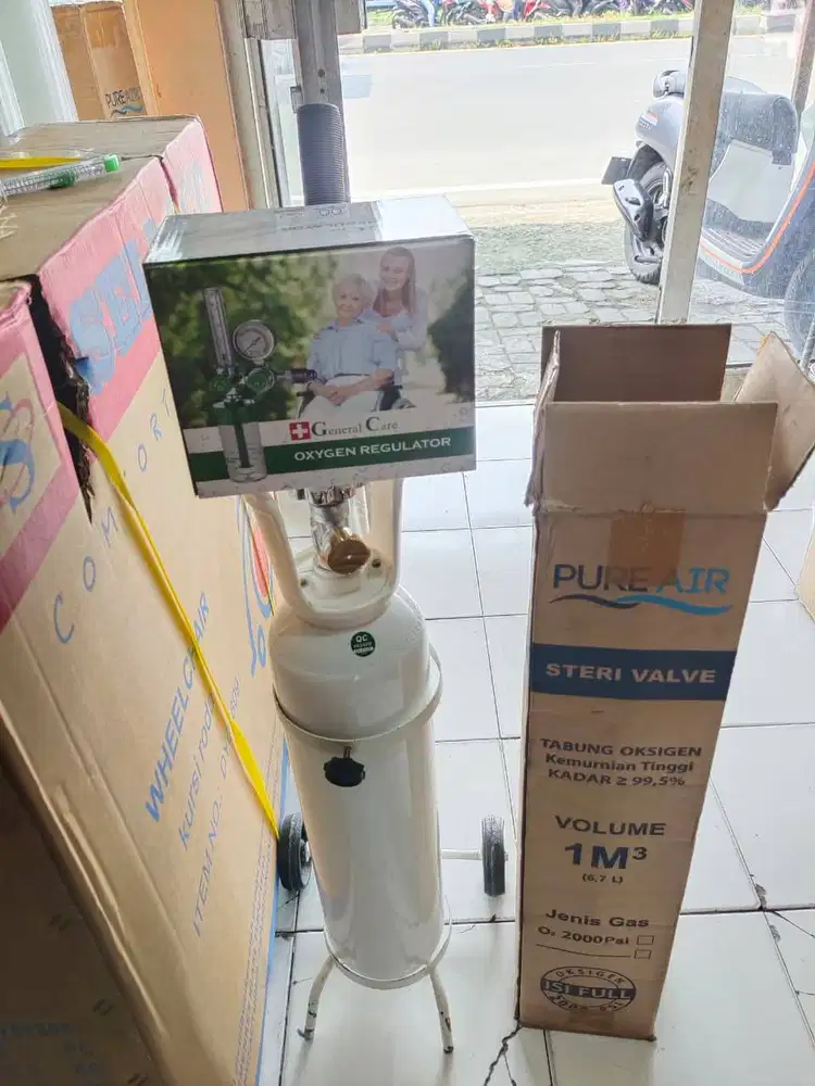 TABUNG OKSIGEN 1m3 LENGKAP