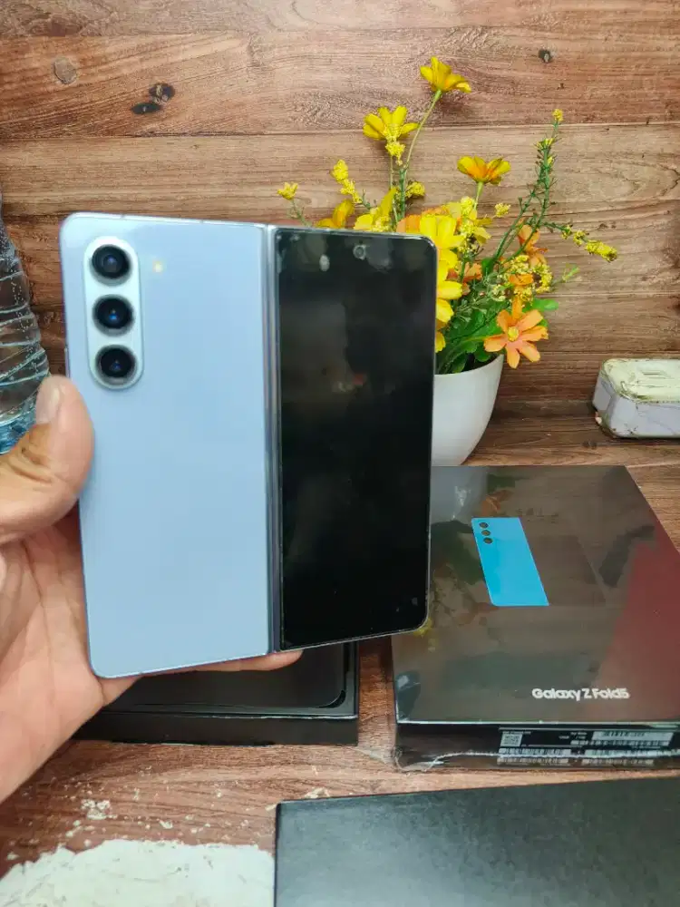 Samsung z fold 5 blue 12/1Tb mulus fullset original garansi resmi sein