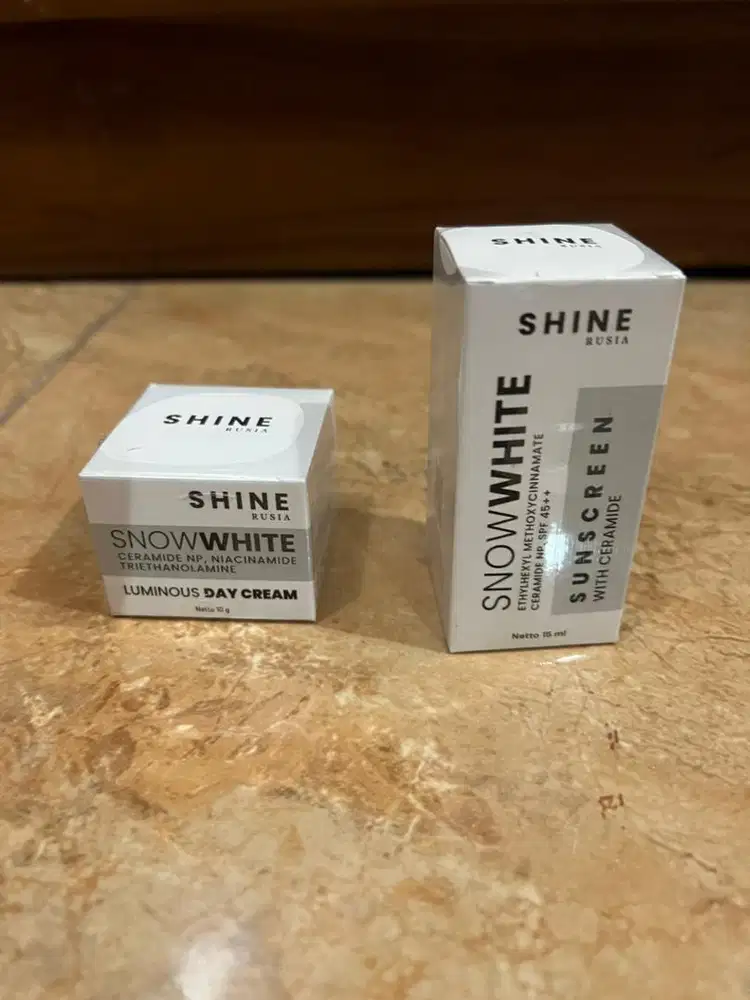 Sunscreen dan daycream shine rusia