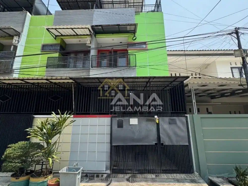 ANA DISEWAKAN RUMAH SIAP HUNI UK 4.7X15M DI KOMPLEK KAVLING POLRI JELAMBAR