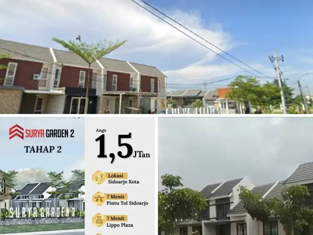 Launching tahap 2 Surya Garden Sidoarjo kota hanya 500 ribu