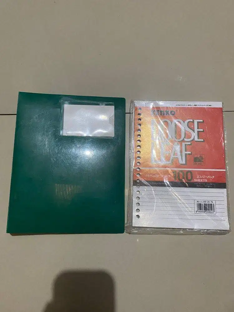 Binder Buku Catatan / Binder Notebook / Binder Ring / Buku Binder / Ke