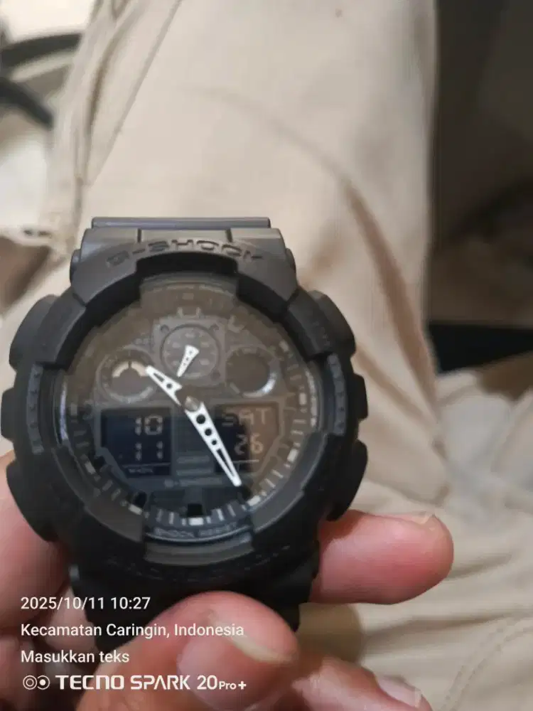 G-shock GA 100 original black