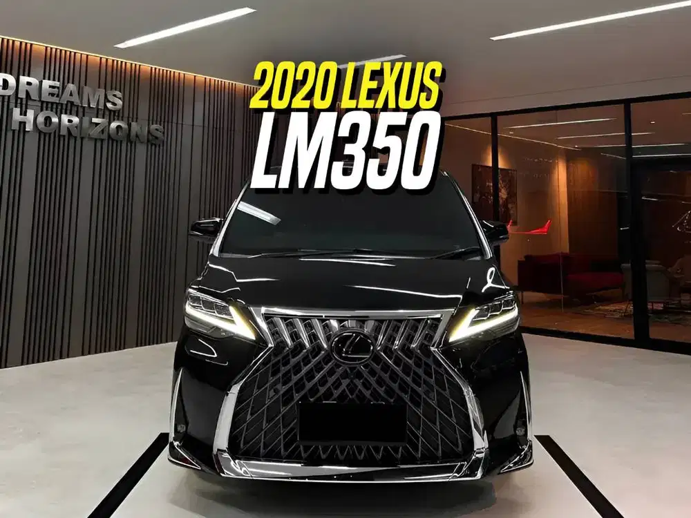 Lexus LM350 2020 Black Hitam 7-Seater