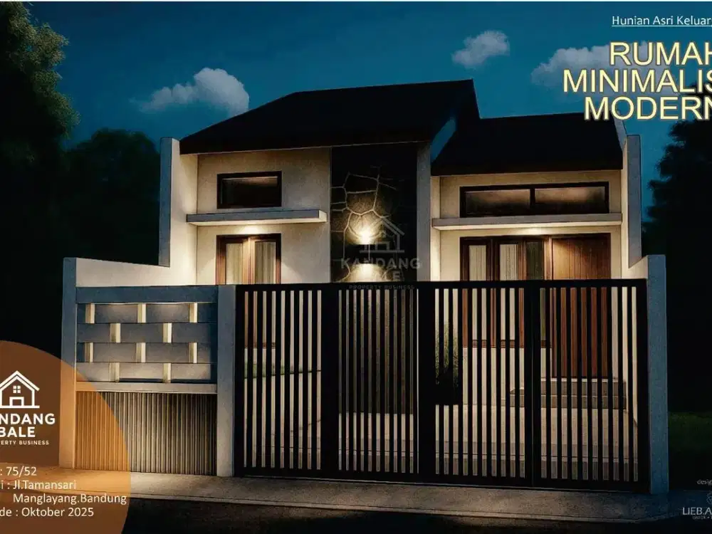 Rumah Minimalis Modern Di Bandung Timur