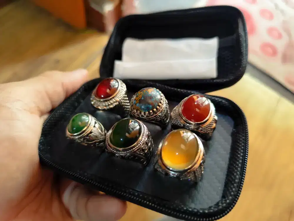 Cincin Batu Akik dan Permata Natural Murah