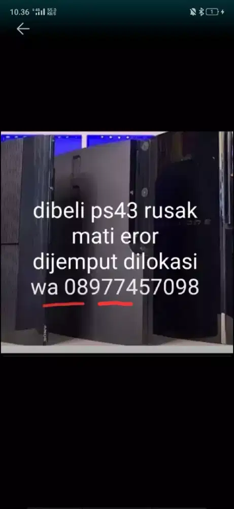 Ps34 rusak eror dibeli