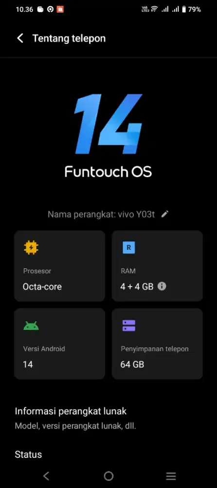 Jual vivo yo3 t lecet pemakaian doang