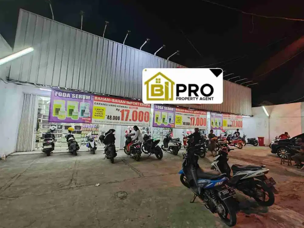 Ruko 1 lantai pinggir jalan raya jonggol dijual