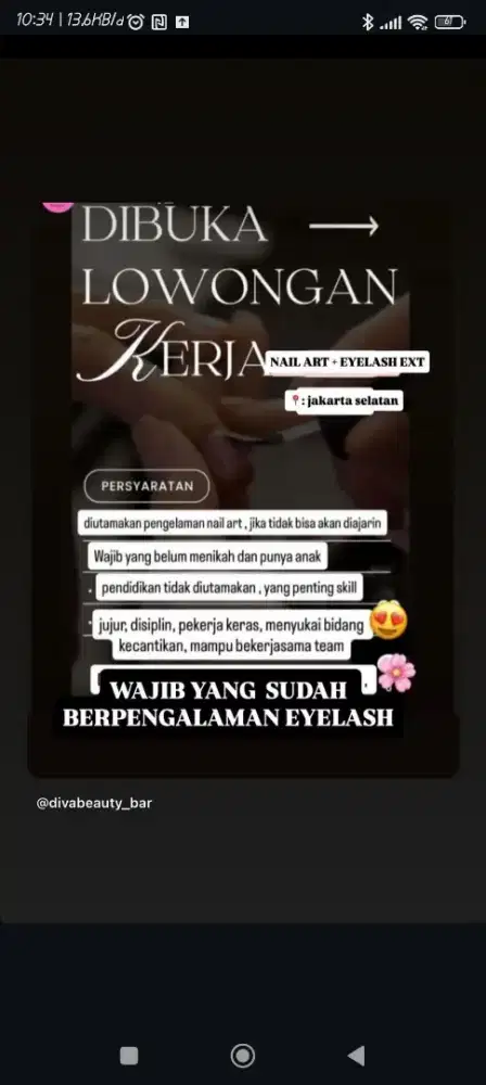 dicari yg ingin kerja