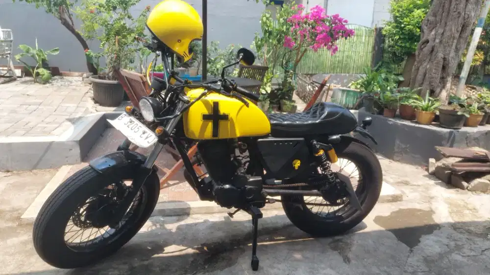 Jual Motor Custom Tiger Japstyle Brat Cafe Racer Scrambler