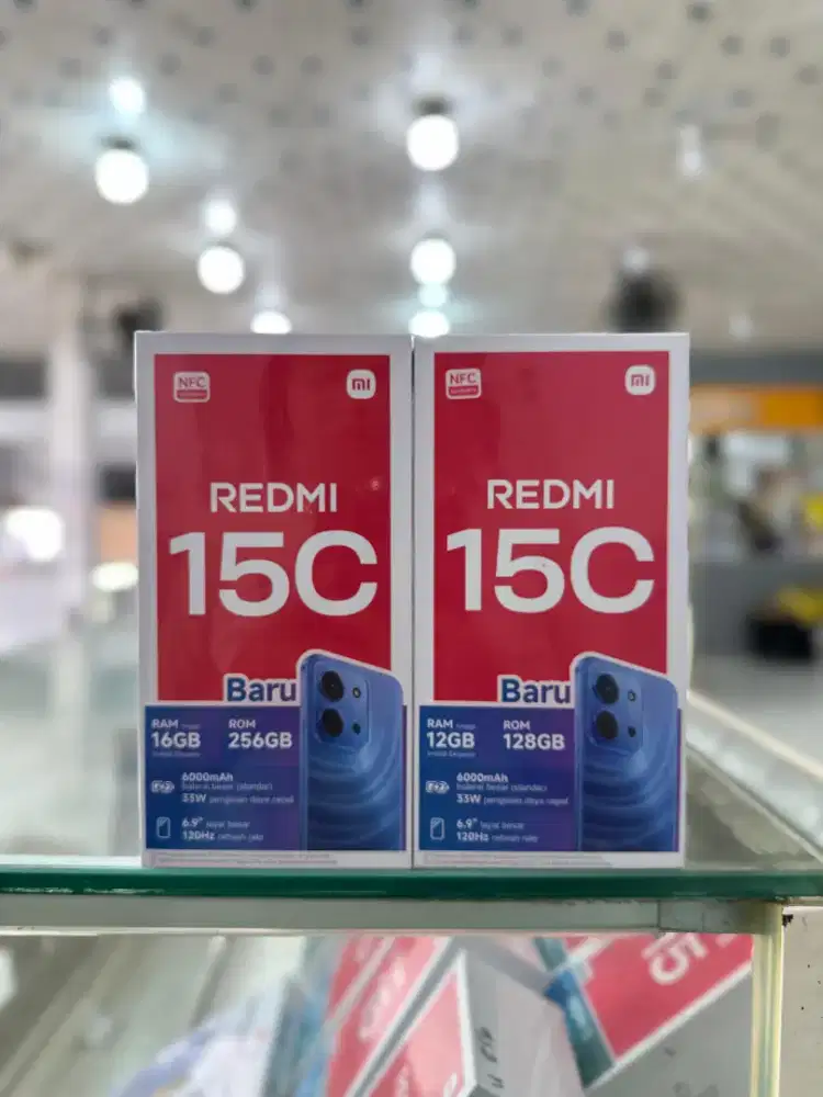 NEW REDMI 15C 8/256 NEW SEGEL RESMI 100%