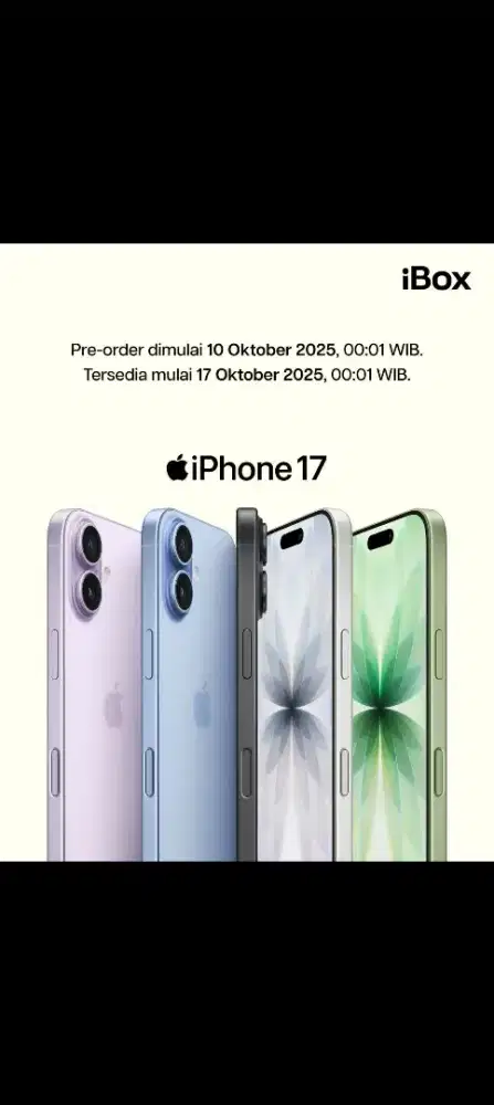 Open pre order Iphone 17 series