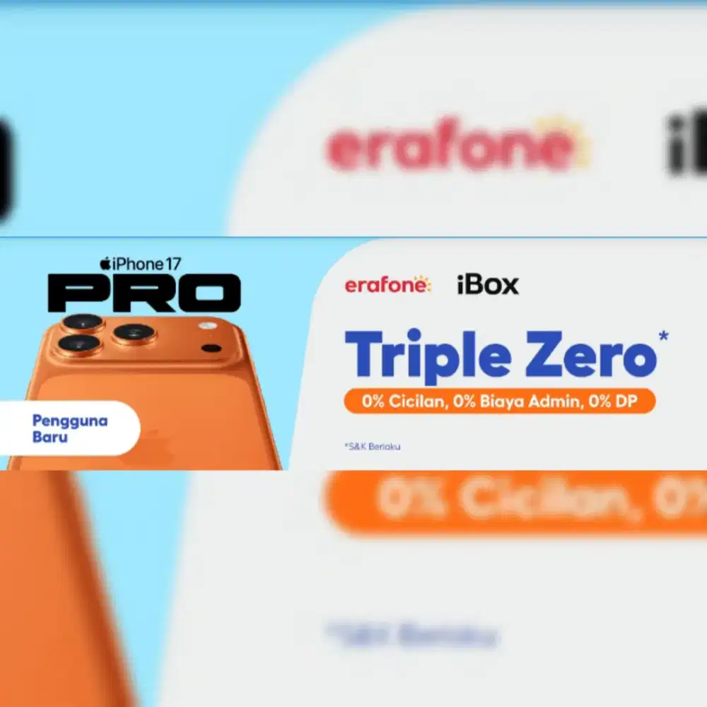 PO iPhone 17 Promo Cicilan 0% Free 2x Angsuran