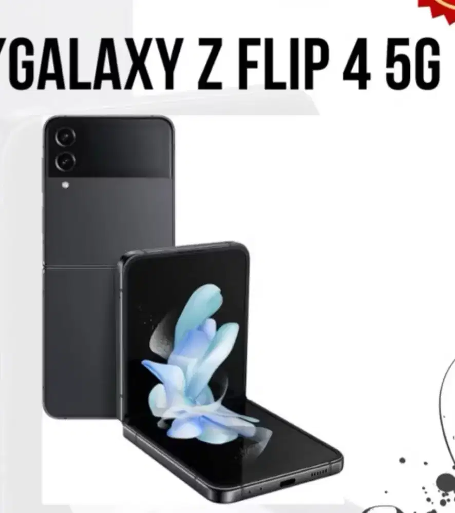 MURAH! Samsung Z Flip 4 Graphite Bekas, Fungsi 100% Normal.