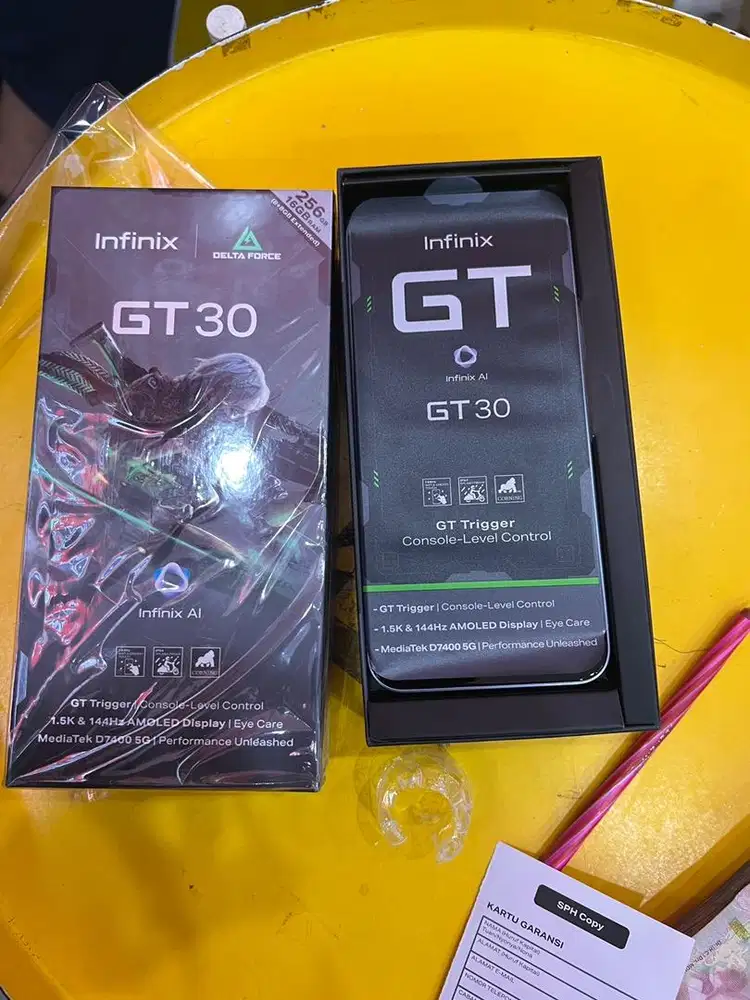 INFINIX GT 30 PRO DIMENSTY 7400 RAM 8 GB ROM 256 GB