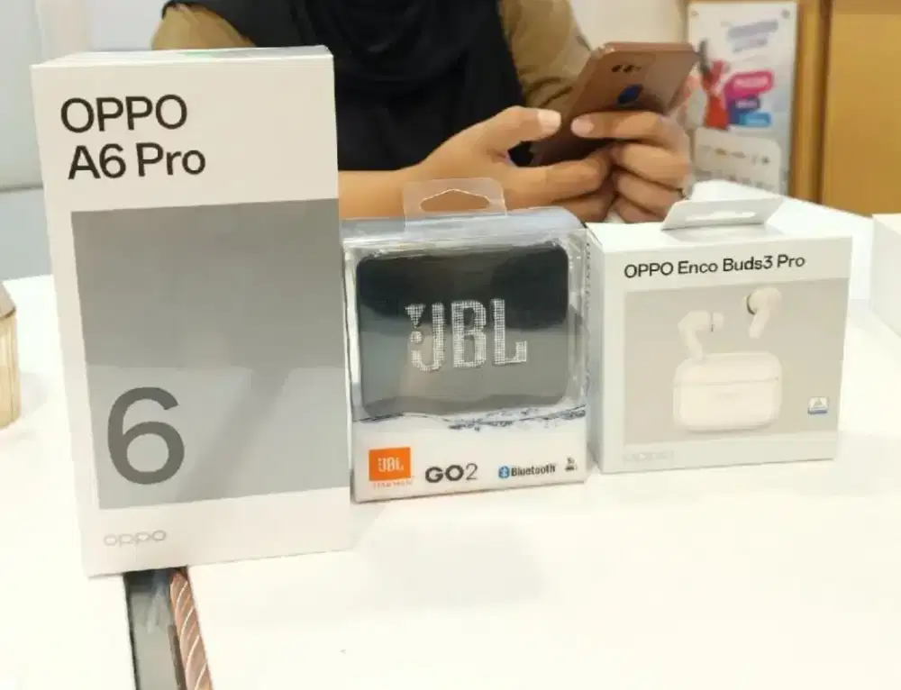 Ready Oppo A6pro series free tws