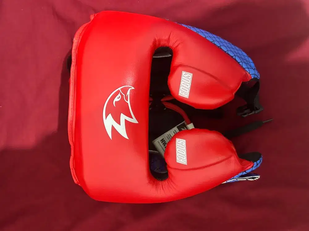 Jual cepat Head guard boxing hawkeye focus