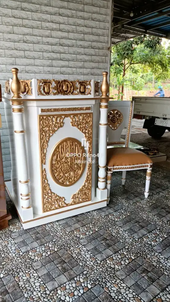 Mimbar masjid podium 103