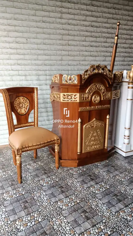Mimbar masjid podium 104
