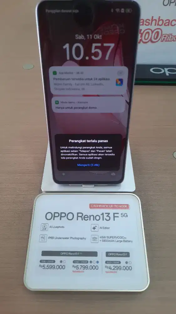 Hand phone Oppo 13f 5G