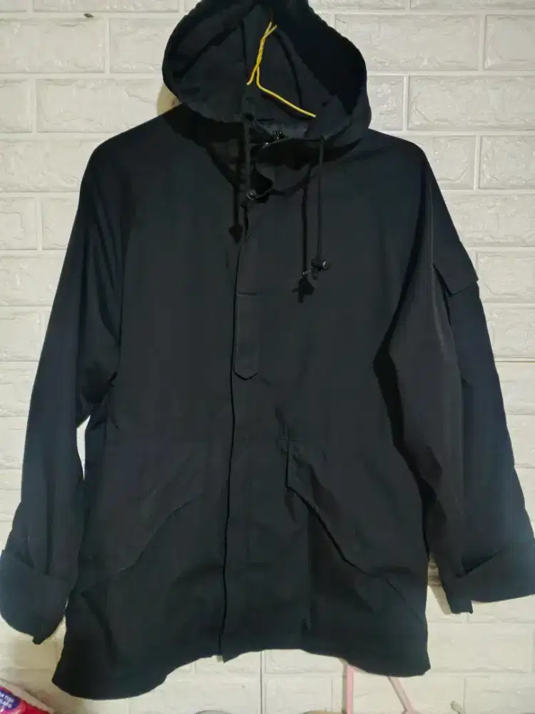 jaket parka outdor L-XL fredskin mulus semi anti air
