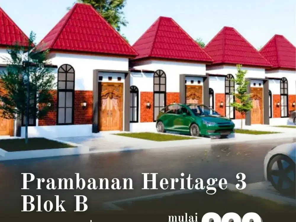 Rumah Limasan Modern Di Prambanan Mulai 300Jt-an, Lokasi Super Strategis