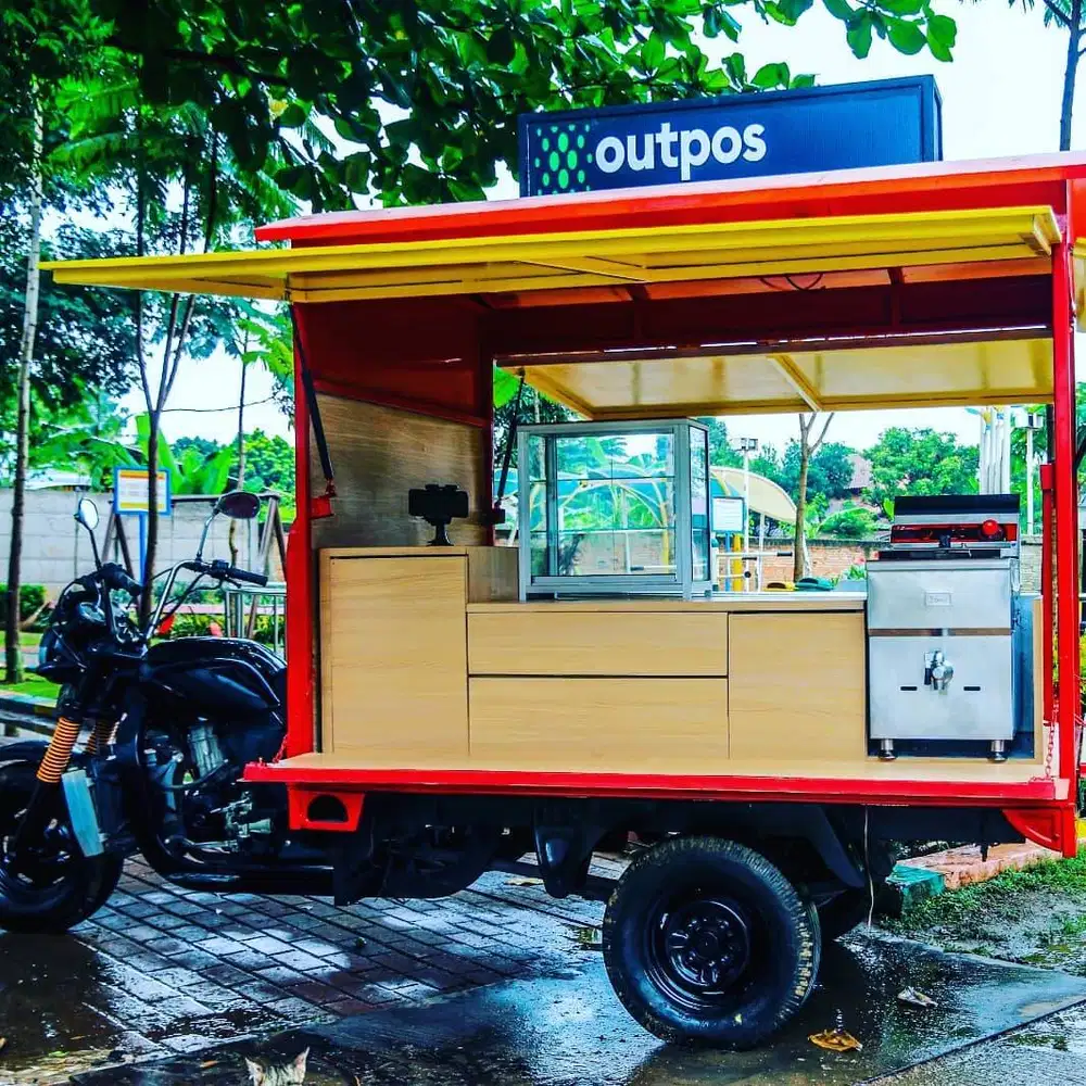Viar karya gerobak mie ayam atau gerobak kopi custom by Papip Id