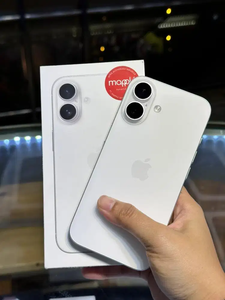 iPhone 16 128Gb White Fullset Resmi Indonesia