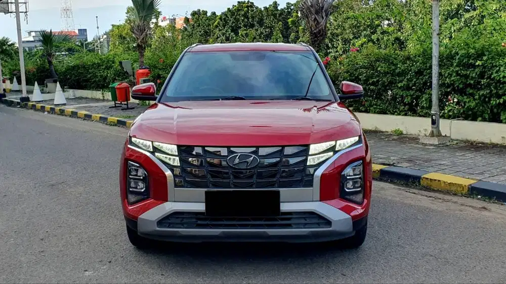 Hyundai Creta Style 1.5 AT Merah NIK 2022 Like New KM 57rb Record