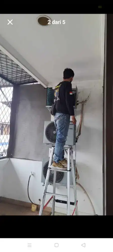 Jasa servis AC kulkas mesin cuci kompa air dll