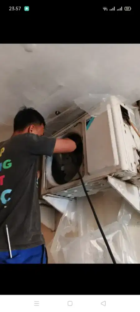 Jasa servis AC kulkas mesin cuci kompa air dll