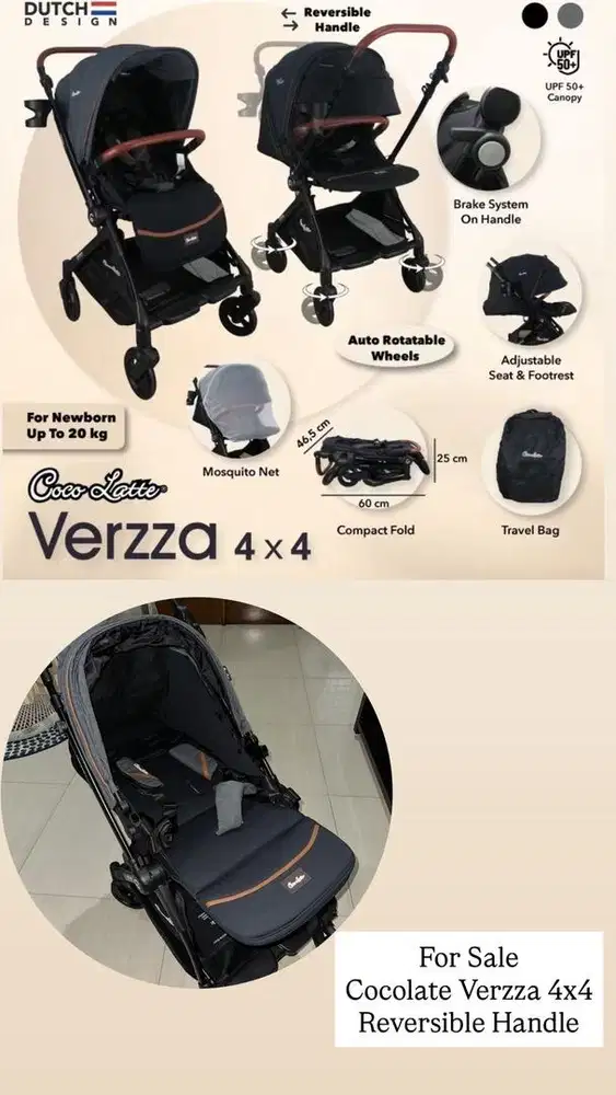 Stroller Cocolate Verzza