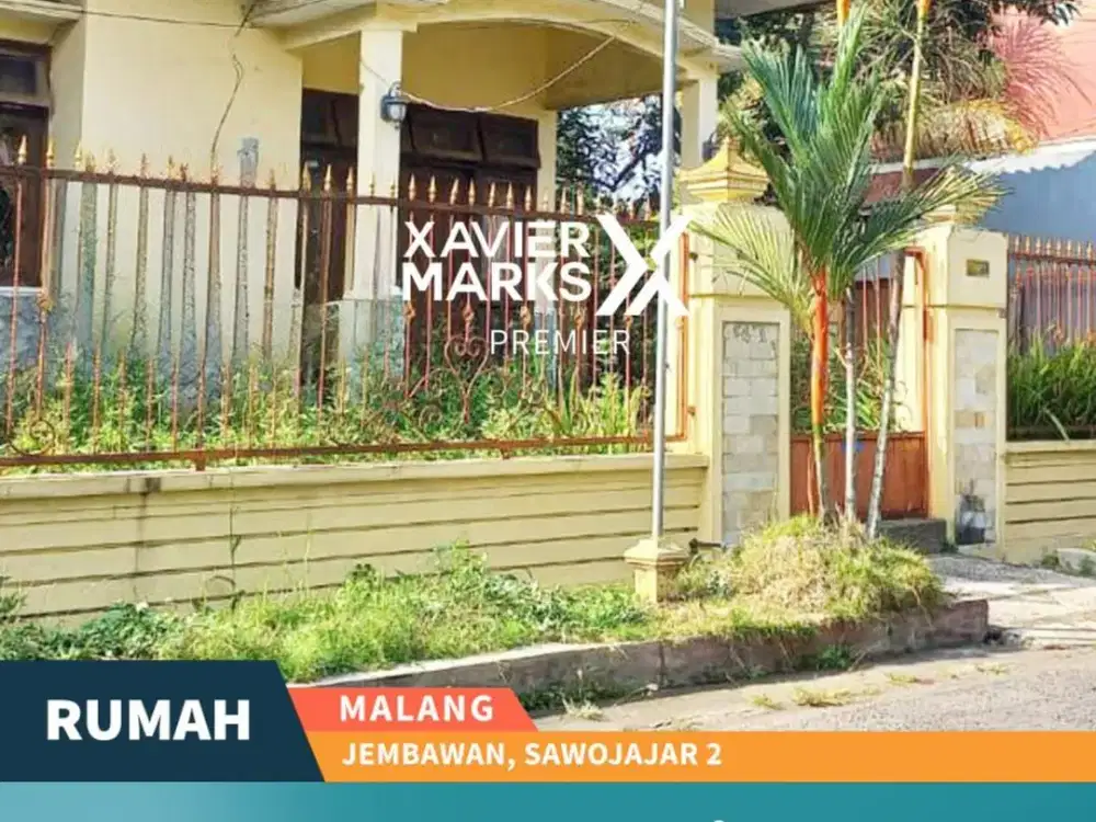 Rumah di Sawojajar 2 Hook Semi Furnish Dekat Pusat Kota Malang