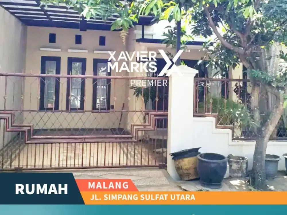 Rumah 1,5 Lantai di Simpang Sulfat Utara Malang Kawasan Komersil