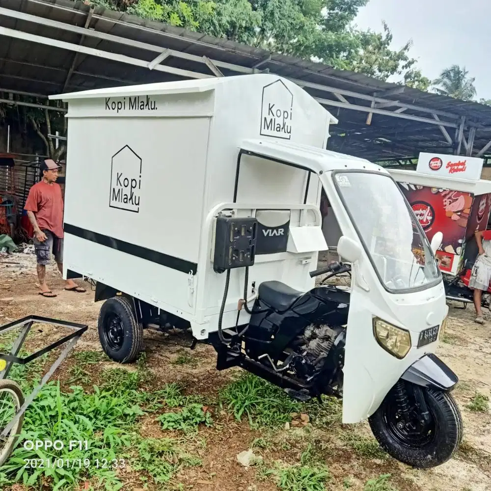 Viar karya, Tvs moko. Bajaj food Truck custom gerobak by Papip Id