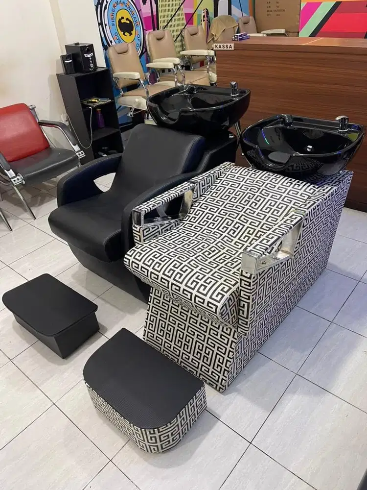 Kursi washbak keramas KERAMIK baru bukan bekas ANNIS barbershop salon