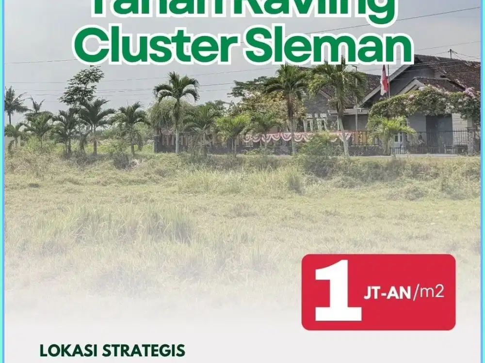 Tanah Kavling Sleman Godean Murah Dekat Al Azhar & Pasar Godean