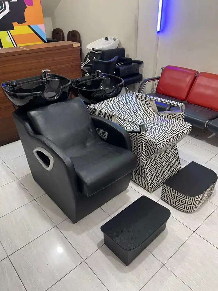 Kursi keramas washbak cuci rambut KERAMIK baru barbershop salon bangku