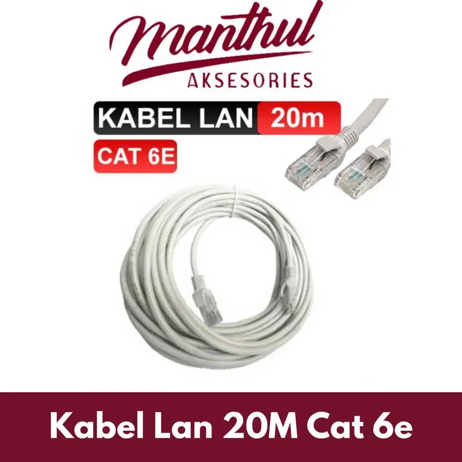 Kabel Lan 20M Kabel Utp Cat 6e NYK