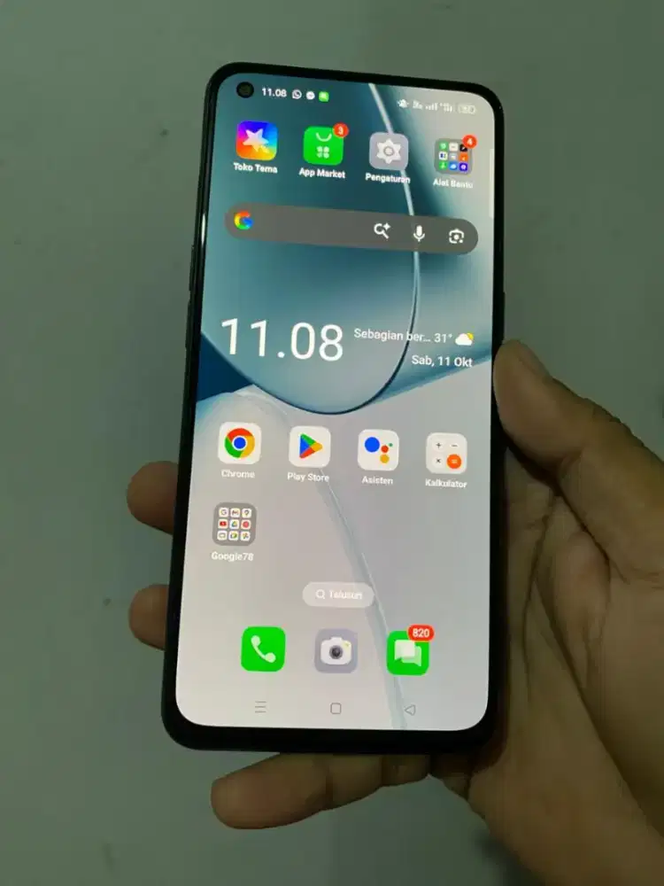 oppo reno 5 ram 8/128 fullset