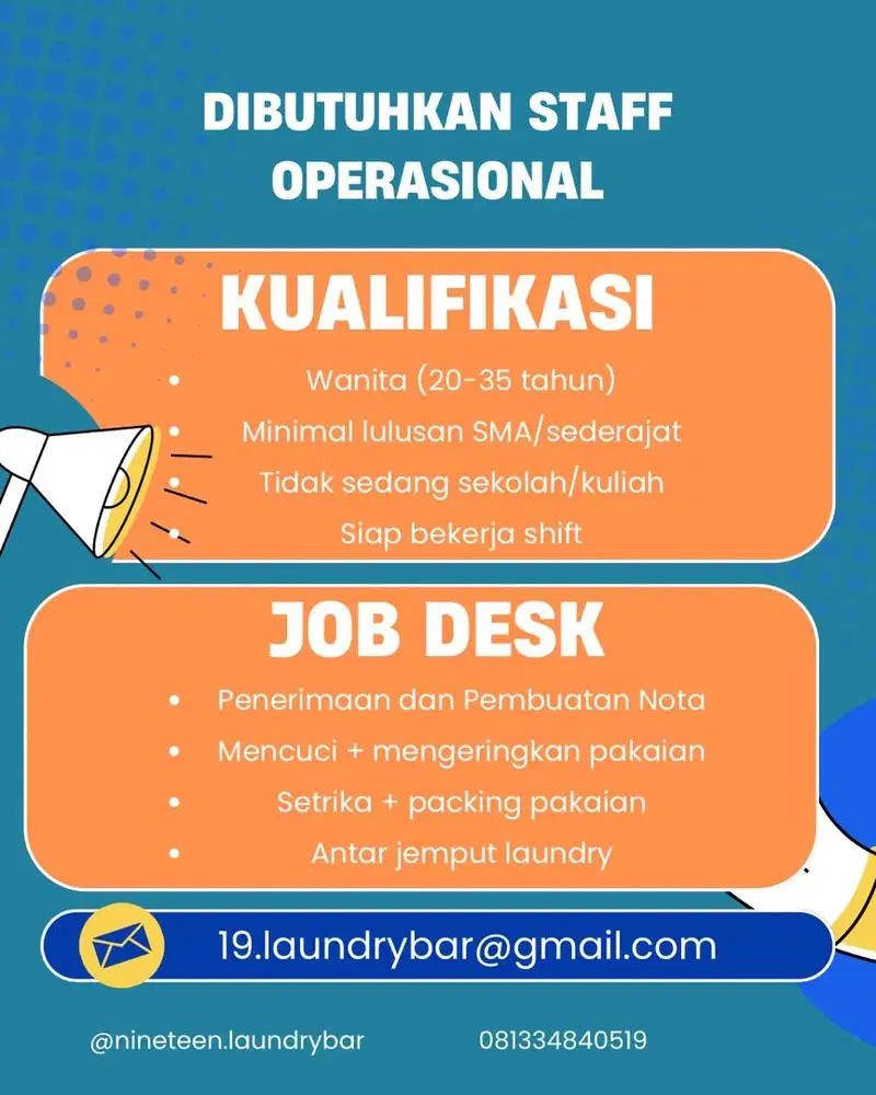 Karyawan laundry