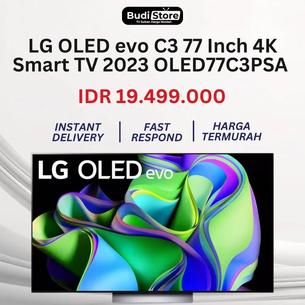 LG OLED evo C3 77 Inch 4K Smart TV 2023 OLED77C3PSA Dolby Vision Atmos