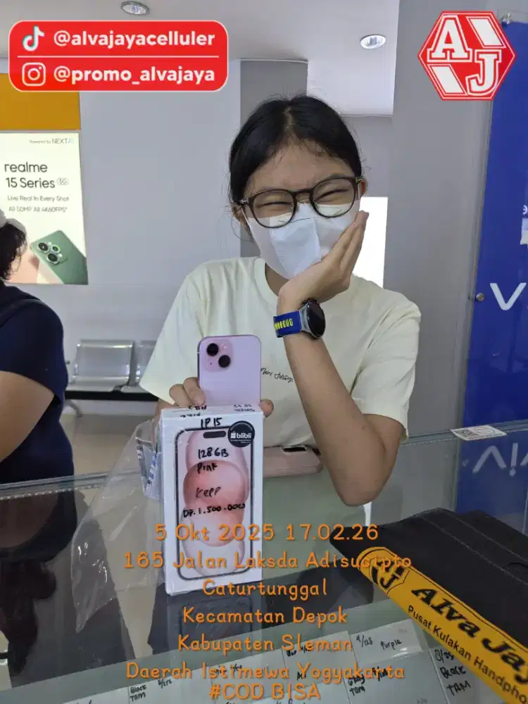 Iphone 15 128gb resmi ibox