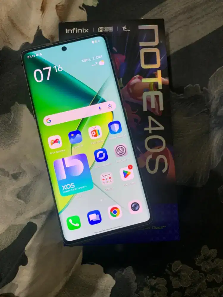 Infinix Note 40s Ram 8+8/256gb resmi segel game libas gak ada minus